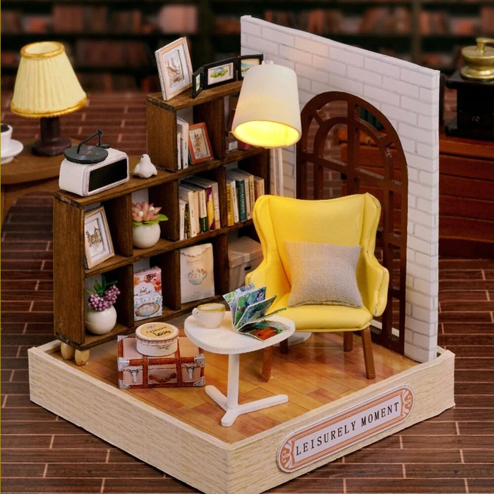 Corner of Happiness Modern Dollhouse Kit - Miniature "Leisurely Moment" NEW